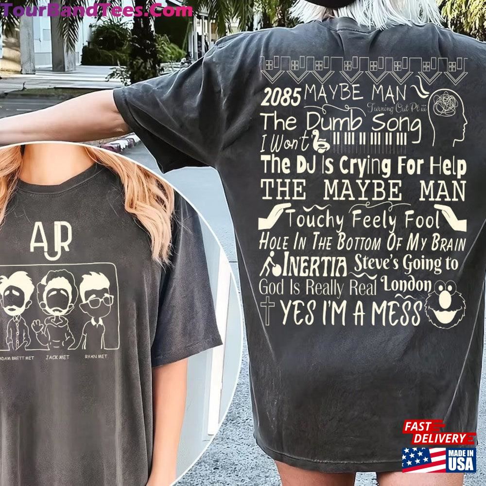 A J R Chibi Merch Tee The Maybe Man Tour Shirt T-Shirt Unisex 29Uf096920 – Utopia Fashion