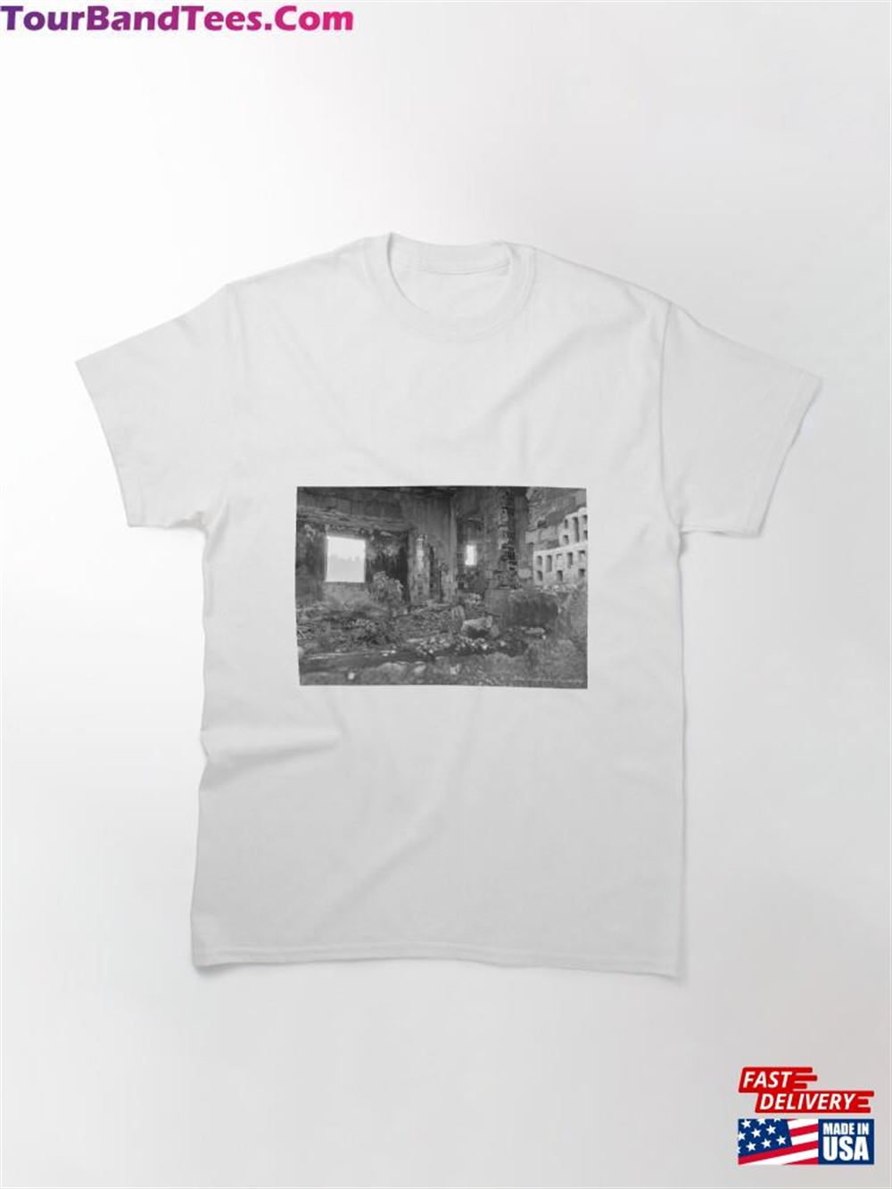 Abandoned Building Inside Ferms And Plants Overtaking The Rubble Classic T-Shirt Hoodie Sweatshirt 29Uf116752 – Utopia Fashion