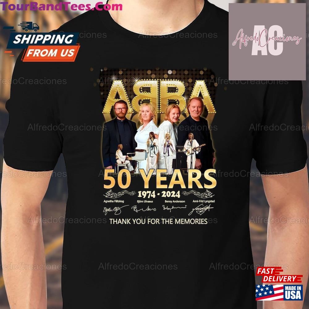 Abba Years Thank You For The Memories Shirt Tour Band Unisex Hoodie 29Uf117657 – Utopia Fashion