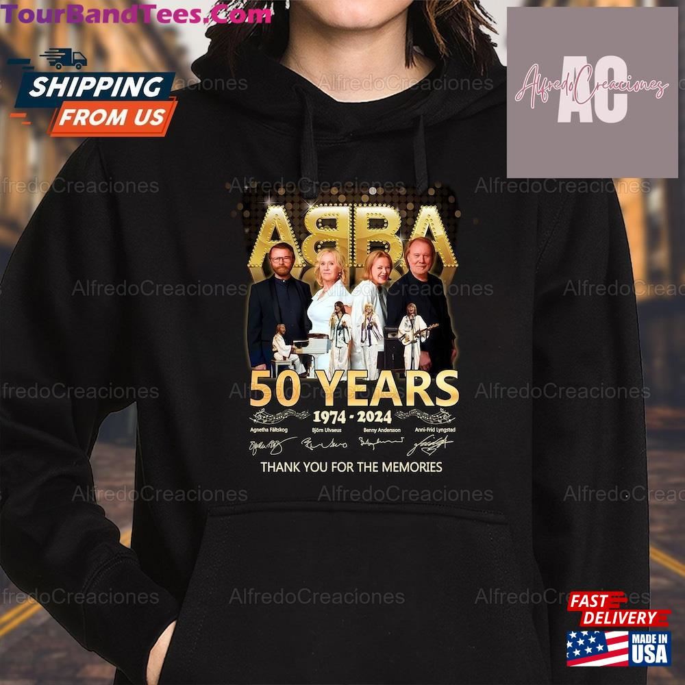 Abba Years Thank You For The Memories Shirt Tour Band Unisex Hoodie 29Uf117657 – Utopia Fashion