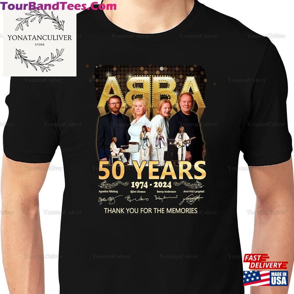 Abba Tee Years Thank You For The Memories T-Shirt Tour Shirt Classic 29Uf115575 – Utopia Fashion