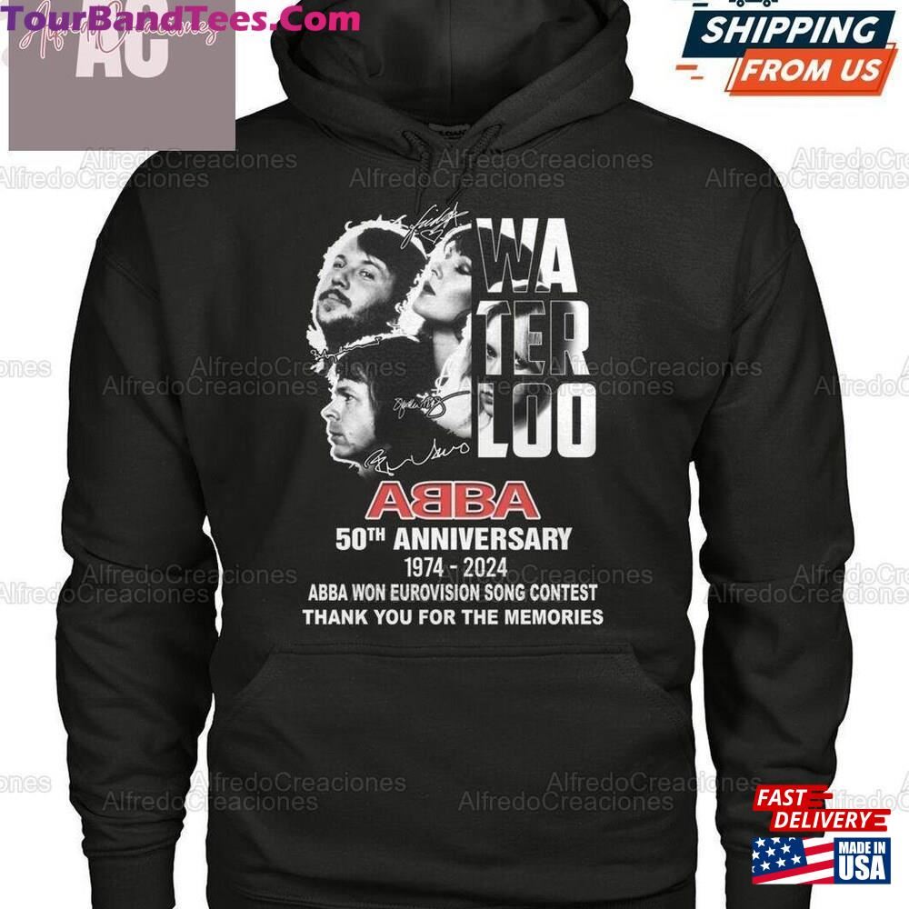 Abba Tee 50Th Anniversary Won Eurovision Song Contest Thank You For The Memories Shirt Hoodie Sweatshirt Classic 29Uf092925 – Utopia Fashion