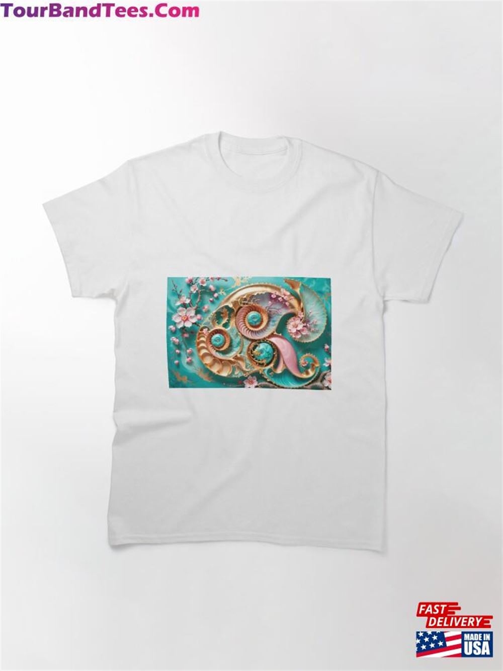 Abstract Symphony Of Spring Classic T-Shirt Unisex 29Uf107066 – Utopia Fashion