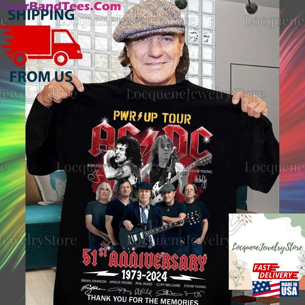 Acdc Years T-Shirt Signature Pwr Up World Tour Hoodie 29Uf112012 – Utopia Fashion