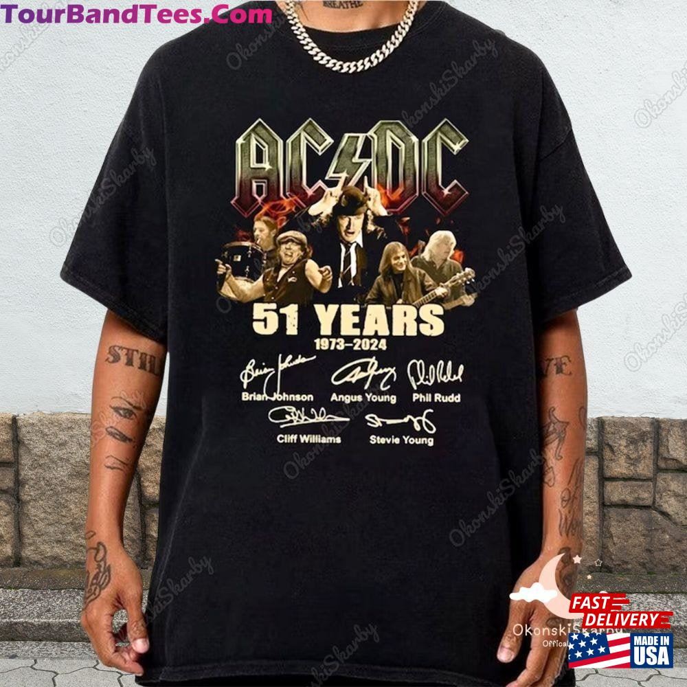 Acdc 51St Anniversary Shirt Thank You For The Memories Ac Dc Pwr Up World Tour Sweatshirt Hoodie 29Uf106585 – Utopia Fashion