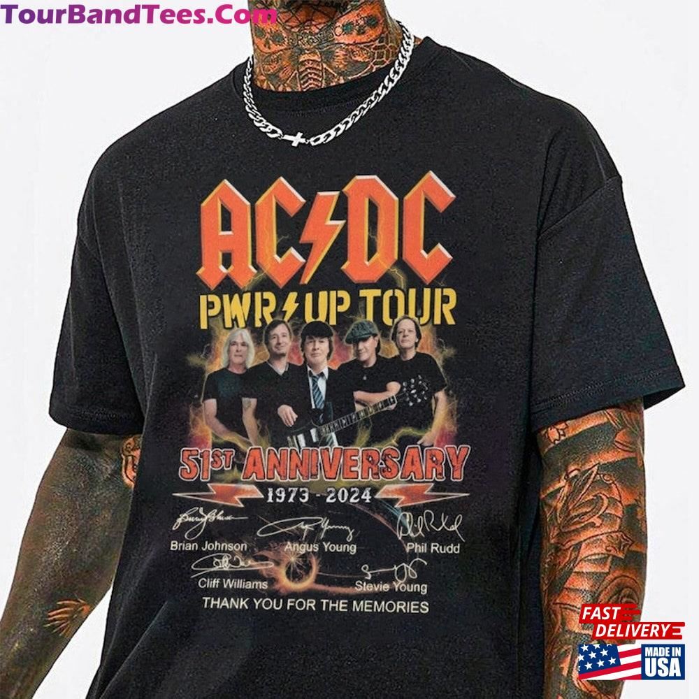 Acdc Band Years Signatures T-Shirt Rock Pwr Up Tour Shirt Fan Gift Classic 29Uf092761 – Utopia Fashion