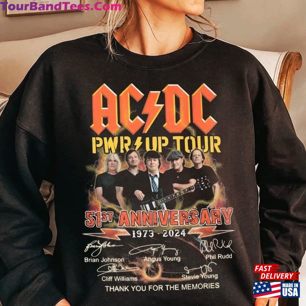 Acdc Band Years Signatures T-Shirt Rock Pwr Up Tour Shirt Fan Gift Unisex 29Uf117193 – Utopia Fashion