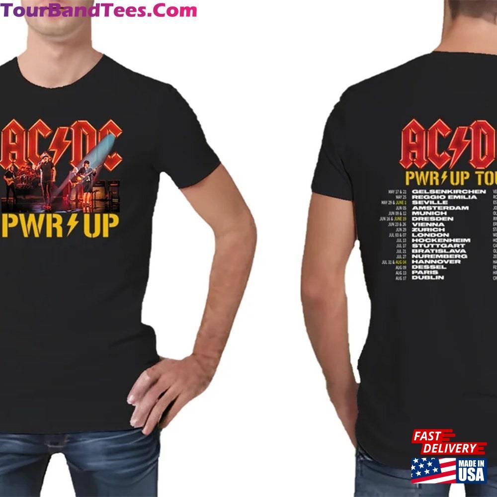 Acdc Band Ac Dc Rock Music Pwr Up Classic T-Shirt 29Uf097325 – Utopia Fashion