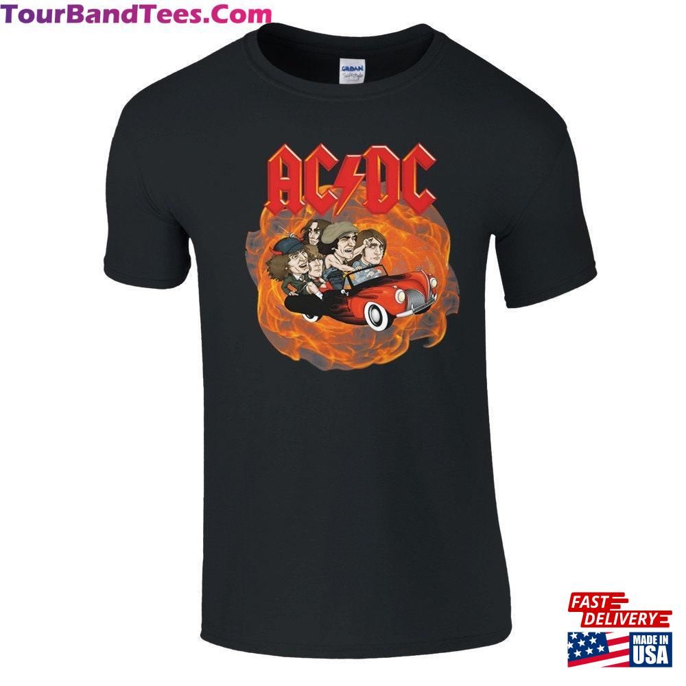 Acdc Band Ac Dc Rock Music Pwr Up Tour With Dates T-Shirt Classic 29Uf117344 – Utopia Fashion