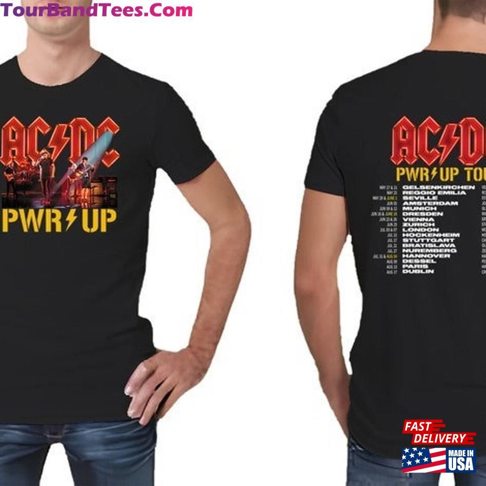 Acdc Band Ac Dc Rock Music Pwr Up Tour With Dates T-Shirt Sweatshirt 29Uf098091 – Utopia Fashion