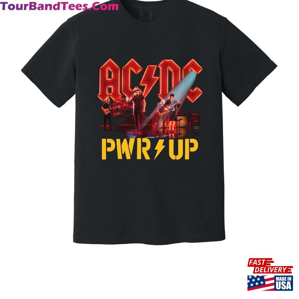 Acdc Band Comfort Colors Shirt Ac Dc Rock Music Pwr Up Sweatshirt T-Shirt 29Uf117163 – Utopia Fashion