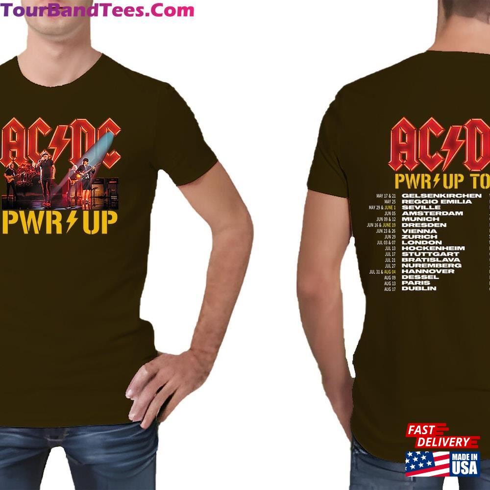 Acdc Band Rock Music Pwr Up Tour With Dates T-Shirt Men S Women Children Hoodie 29Uf100834 – Utopia Fashion