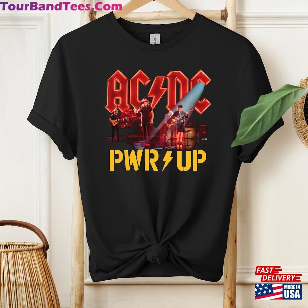 Acdc Band Shirt Ac Dc Rock Music Pwr Up Sweatshirt T-Shirt 29Uf117630 – Utopia Fashion