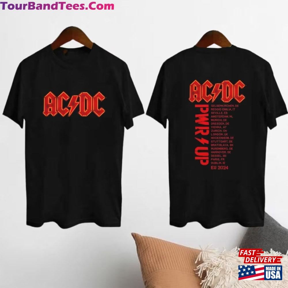 Acdc Band World Tour Shirt Rock Pwr Up Fan Classic Unisex 29Uf100945 – Utopia Fashion