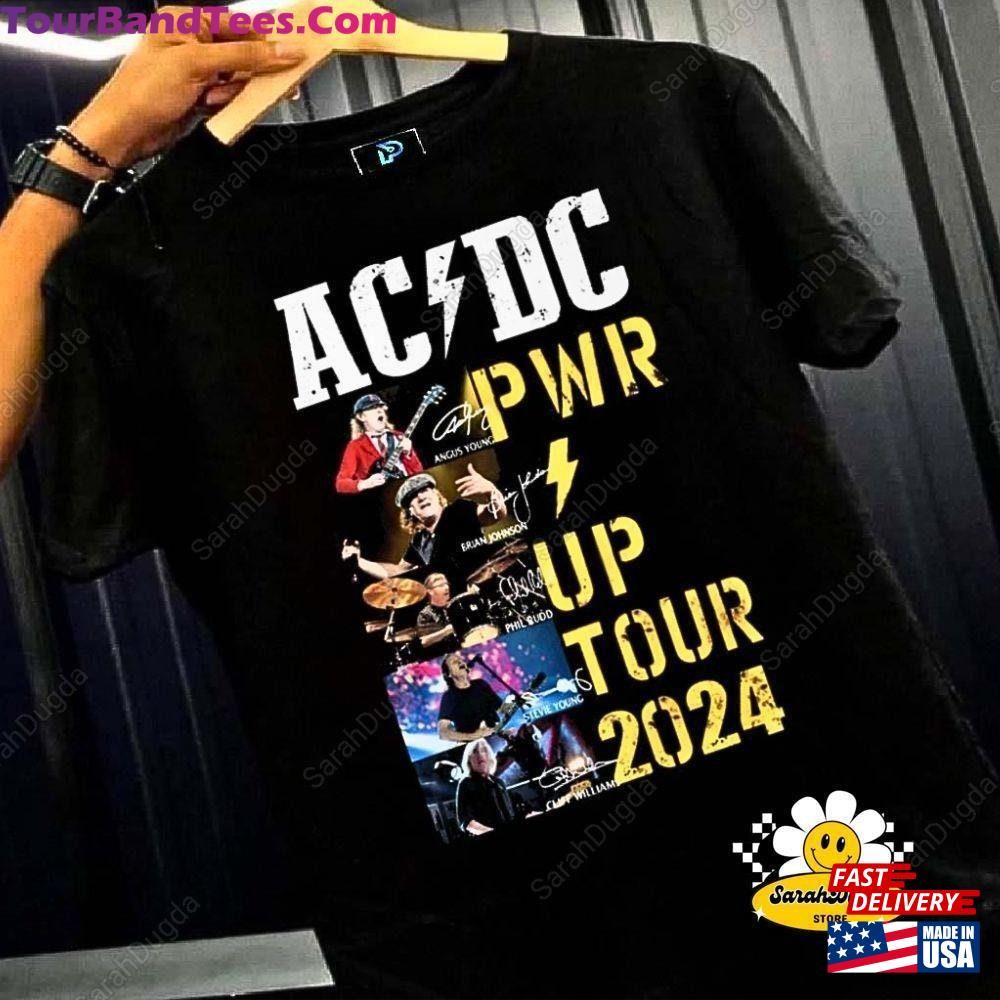 Acdc Pwr Up Tour Shirt T-Shirt Sweatshirt Classic 29Uf110965 – Utopia Fashion