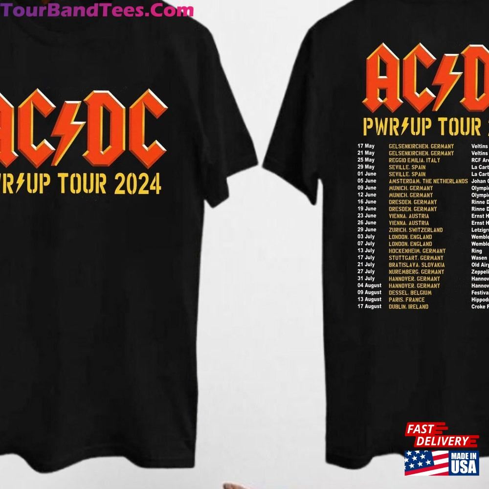 Acdc Pwr Up World Tour Shirt Rock Band Fan Sweatshirt Classic 29Uf096834 – Utopia Fashion