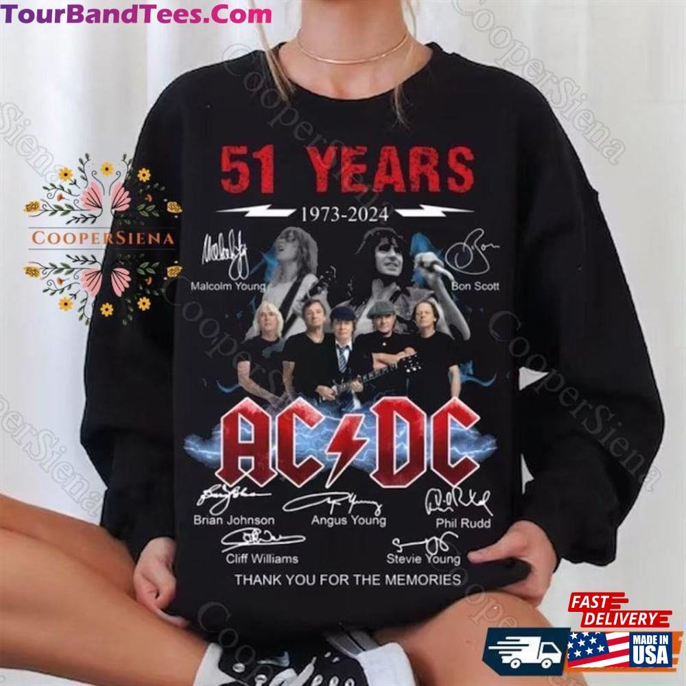 Acdc Sweatshirt Pwr Up World Tour Shirt Classic T-Shirt 29Uf097467 – Utopia Fashion