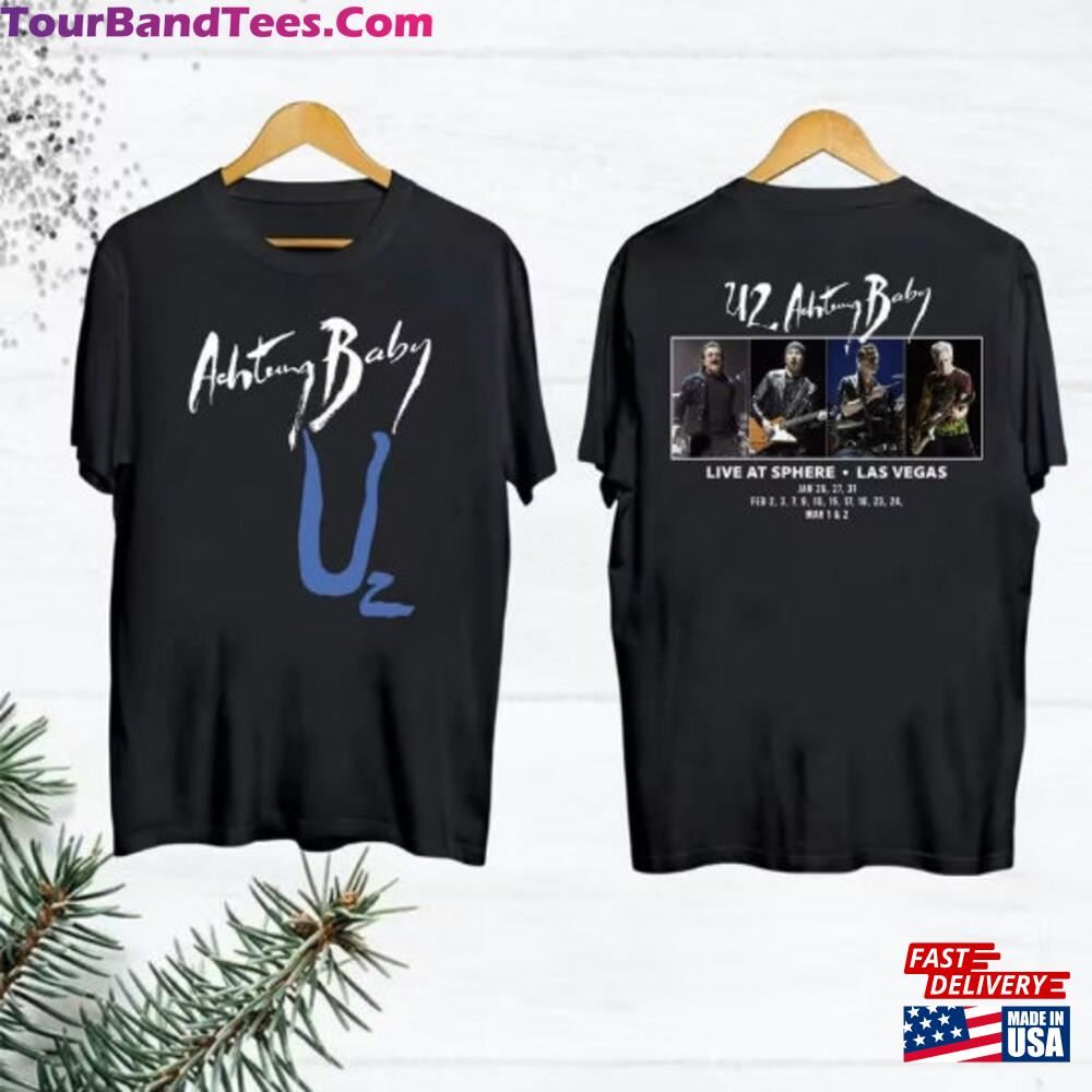 Achtung Baby Tour U2 Band Tshirt Live At Sphere Shirt Joshua Tree Hoodie Sweatshirt 29Uf116711 – Utopia Fashion