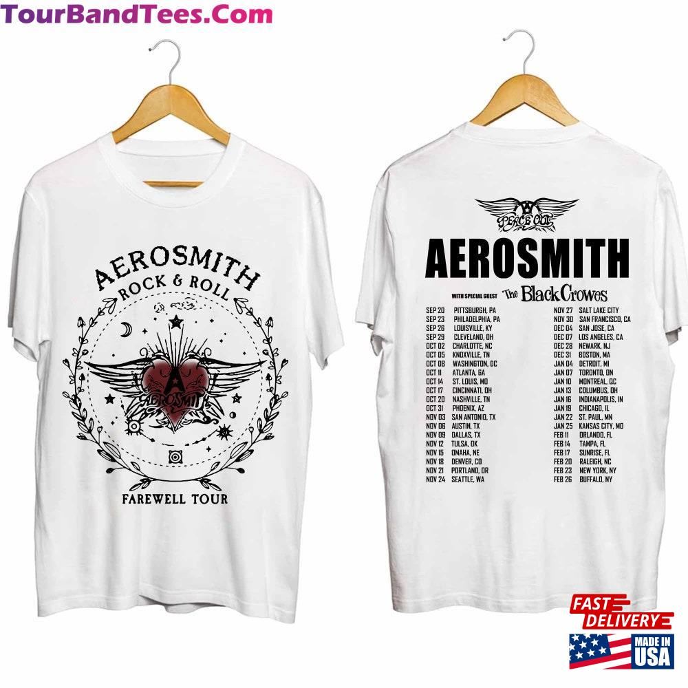 Aerosmith North American Farewell Tour Shirt Band Fan Classic T-Shirt 29Uf092799 – Utopia Fashion