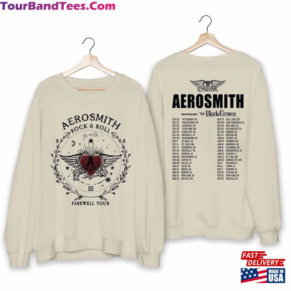 Aerosmith North American Farewell Tour Shirt Band Fan Hoodie Classic 29Uf117605 – Utopia Fashion