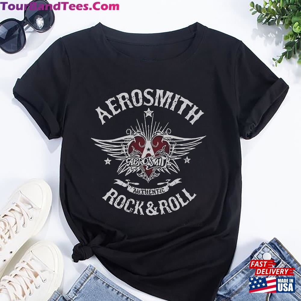 Aerosmith Band Rock Amp Roll Shirt 90S Vintage Classic T-Shirt 29Uf097563 – Utopia Fashion