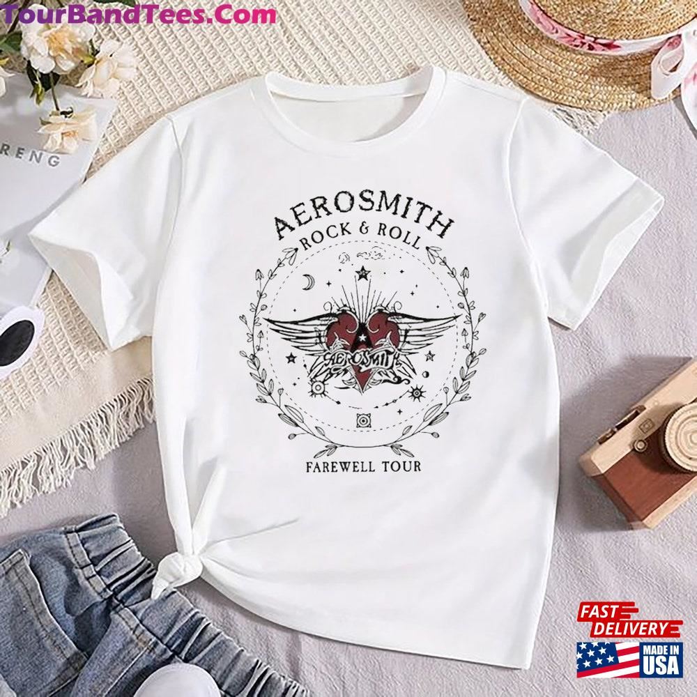 Aerosmith Farewell Tour T-Shirt 90S Vintage Rock Band Shirt Hoodie 29Uf097434 – Utopia Fashion