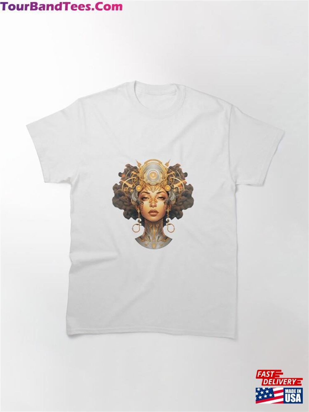 Afrofuturism Lady Steampunk Classic T-Shirt Hoodie Sweatshirt 29Uf115626 – Utopia Fashion