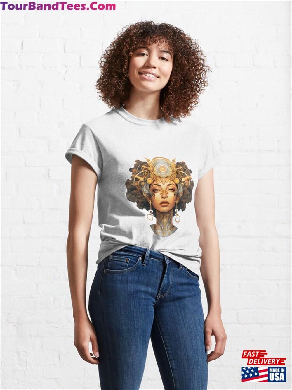 Afrofuturism Lady Steampunk Classic T-Shirt Hoodie Sweatshirt 29Uf115626 – Utopia Fashion