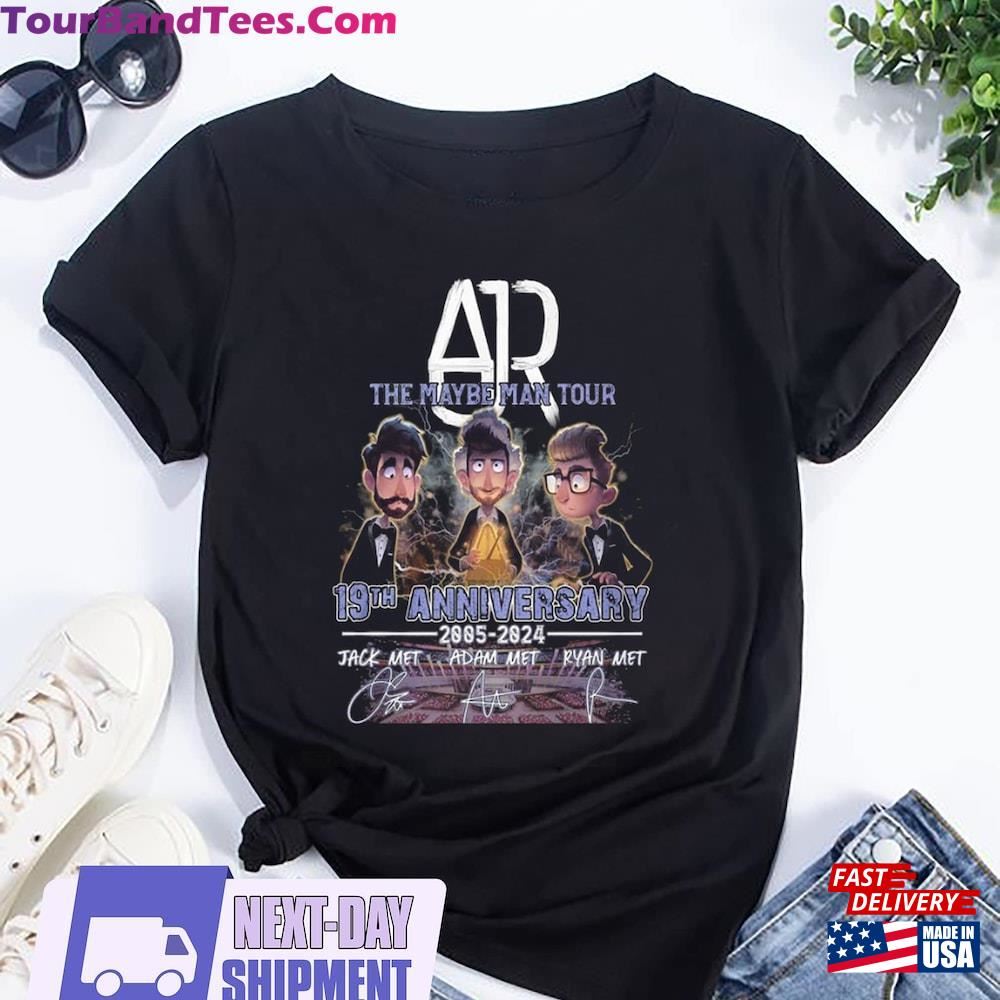 Ajr Band 19Th Anniversary Shirt The Maybe Man Tour Fan Gift Classic Unisex 29Uf116107 – Utopia Fashion