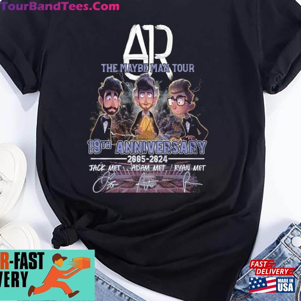 Ajr Band 19Th Anniversary Shirt The Maybe Man Tour Fan Gift T-Shirt Sweatshirt 29Uf097081 – Utopia Fashion