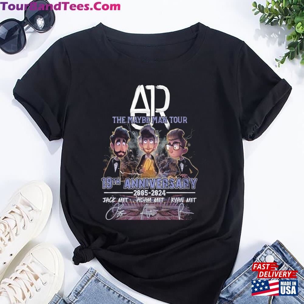 Ajr Band 19Th Anniversary Shirt The Maybe Man Tour Fan Gift T-Shirt Sweatshirt 29Uf097081 – Utopia Fashion