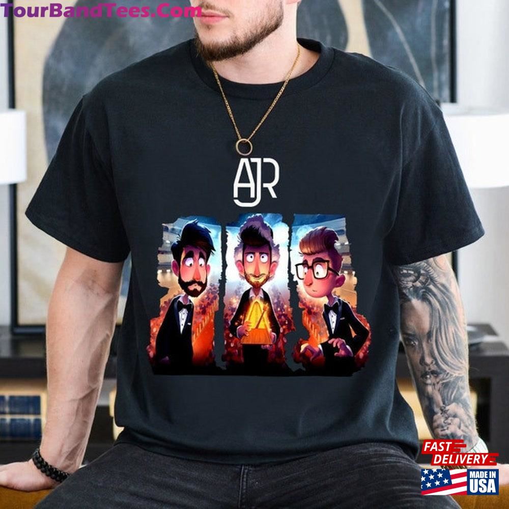 Ajr Band Shirt Members Chibi The Maybe Man Tour Sweatshirt T-Shirt 29Uf106207 – Utopia Fashion