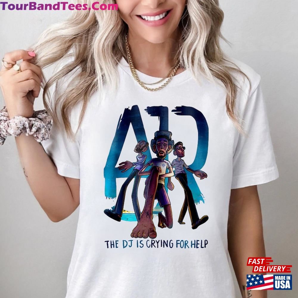 Ajr Band Tour Shirt The Dj Is Crying For Help Chibi Member Fan Sweatshirt T-Shirt 29Uf092791 – Utopia Fashion