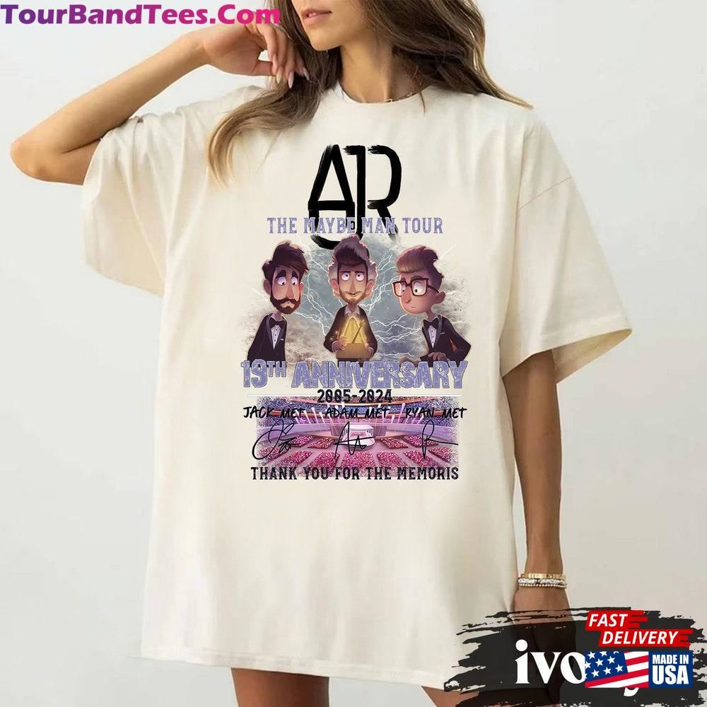 Ajr The Maybe Man Tour 19Th Anniversary Thank You For Memories T-Shirt Unisex 29Uf096992 – Utopia Fashion