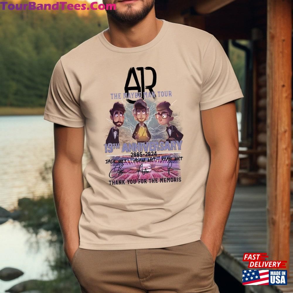 Ajr The Maybe Man Tour 19Th Anniversary Thank You For Memories T-Shirt Unisex 29Uf096992 – Utopia Fashion