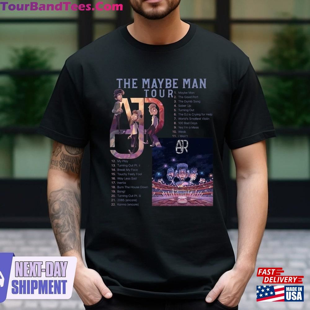 Ajr The Maybe Man Tour Shirt Band Fan Members Chibi Hoodie T-Shirt 29Uf092105 – Utopia Fashion