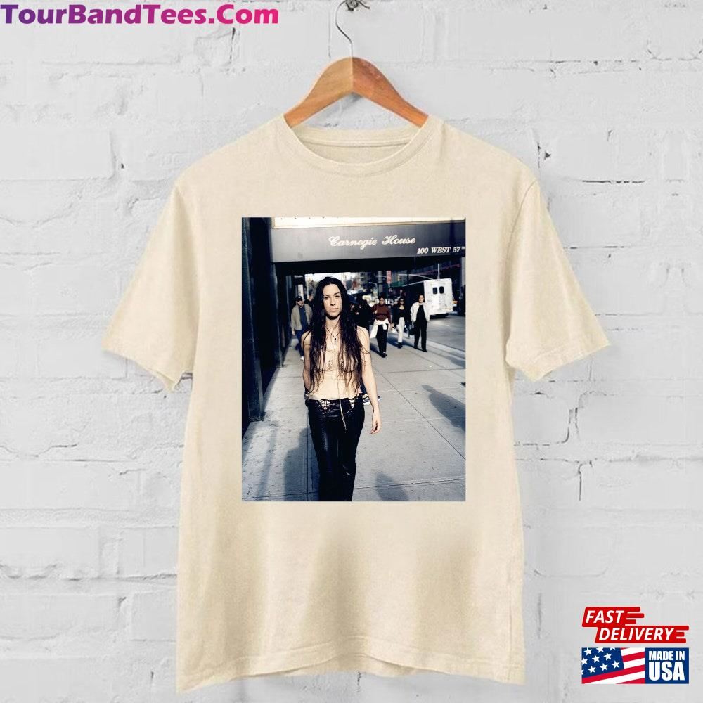 Alanis Morissette Retro T-Shirt Style Vintage Photoshoot Bootleg 90S Inspired Aesthetic Graphic Tee Unisex Classic 29Uf097578 – Utopia Fashion