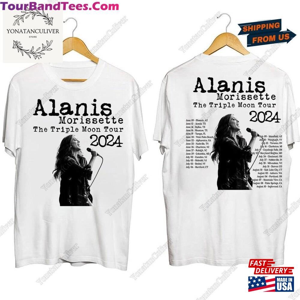 Alanis Morissette The Triple Moon Tour Shirt Concert Merch Unisex T-Shirt 29Uf106774 – Utopia Fashion