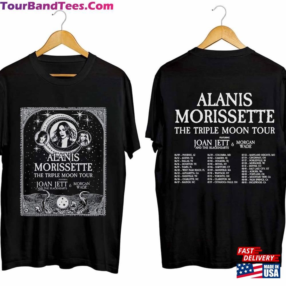 Alanis Morissette The Triple Moon Tour Shirt Fan Unisex T-Shirt 29Uf107177 – Utopia Fashion