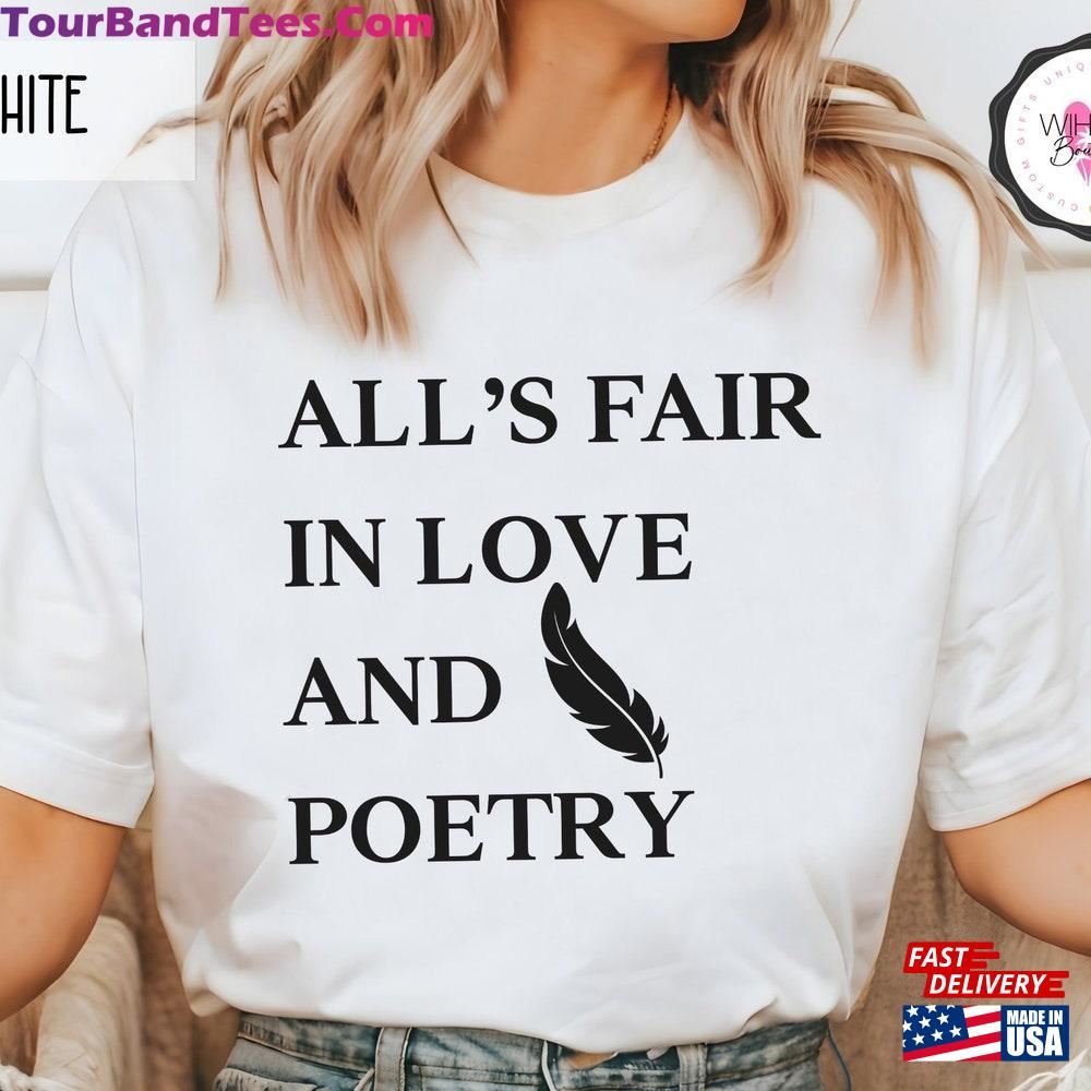 All S Fair In Love Poetry Shirt Classic T-Shirt 29Uf096963 – Utopia Fashion