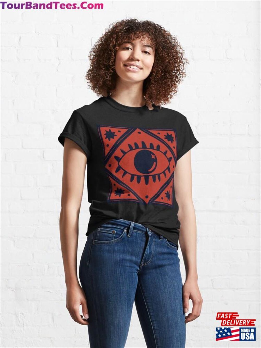 All Seeing Eye Cherry Version Classic T-Shirt 29Uf096671 – Utopia Fashion