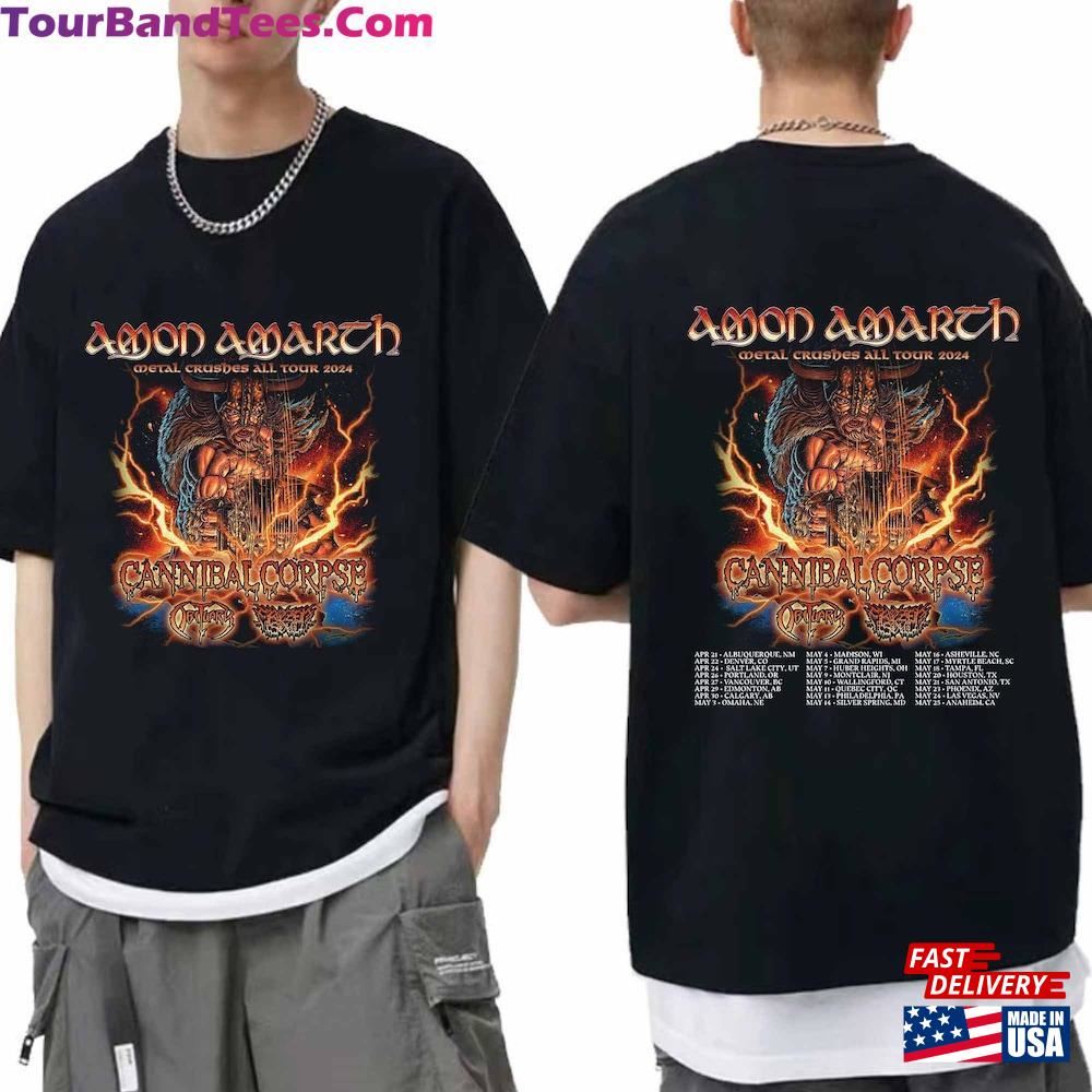 Amon Amarth Band Shirt Metal Crushes All Tour Concert Hoodie T-Shirt 29Uf092134 – Utopia Fashion