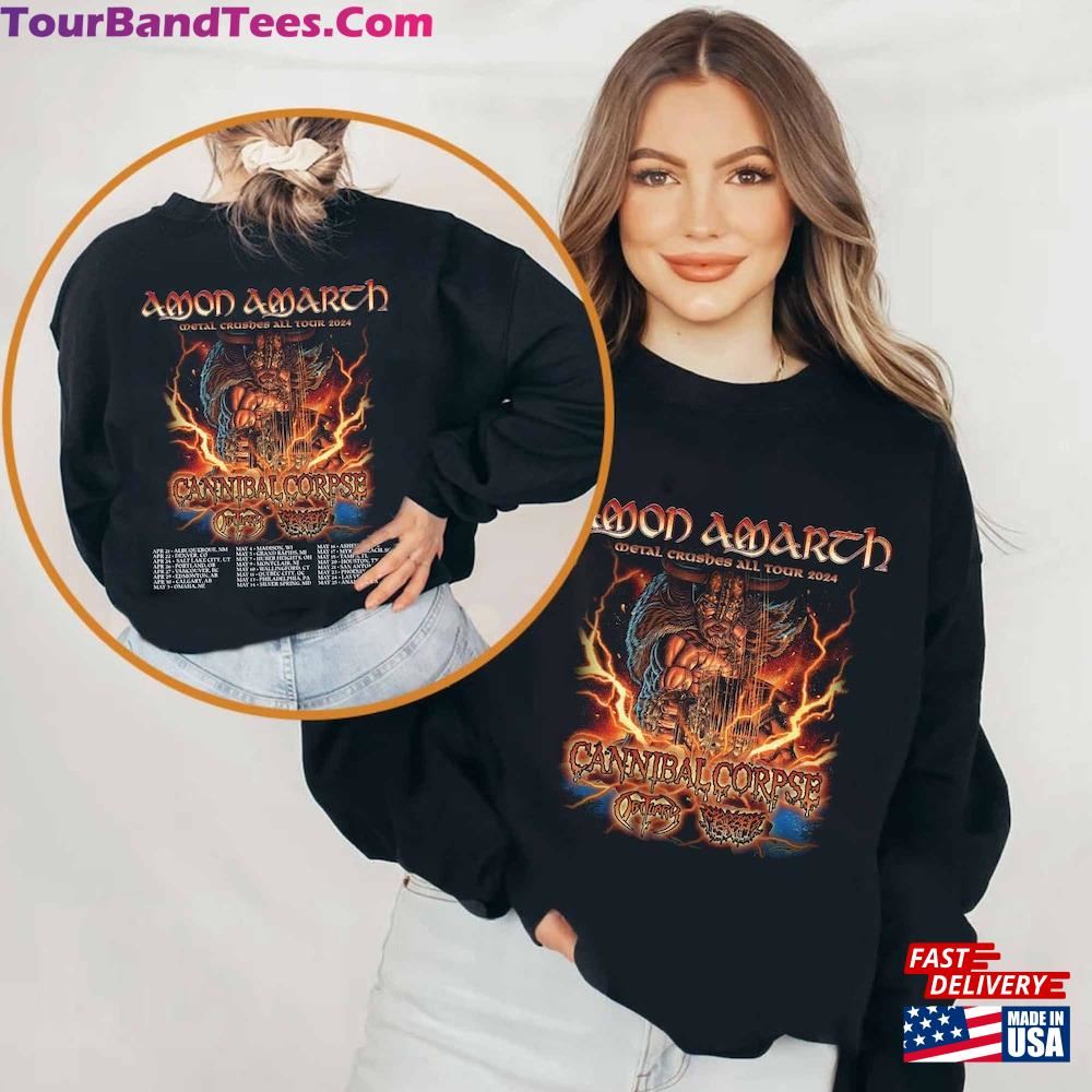 Amon Amarth Band Shirt Metal Crushes All Tour Concert Hoodie T-Shirt 29Uf092134 – Utopia Fashion