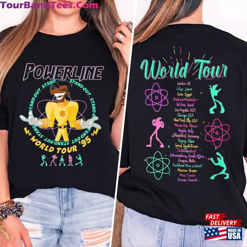 Animated Powerline Yellow Dog World Tour T-Shirt Double Sided Music Movie Shirt Hoodie 29Uf107222 – Utopia Fashion