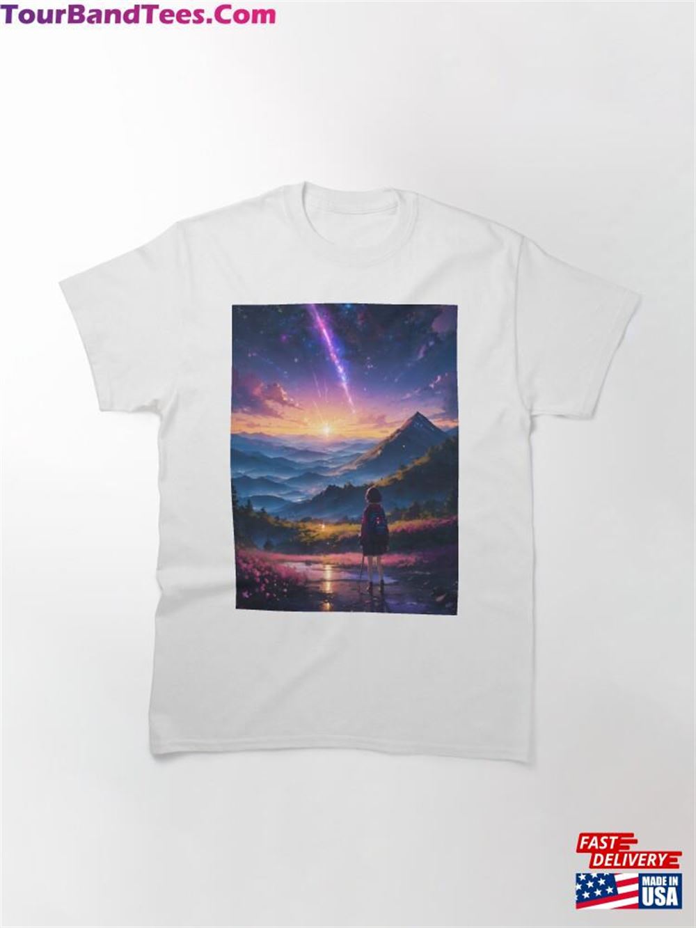 Anime Mountain Sunset Classic T-Shirt Unisex 29Uf111911 – Utopia Fashion