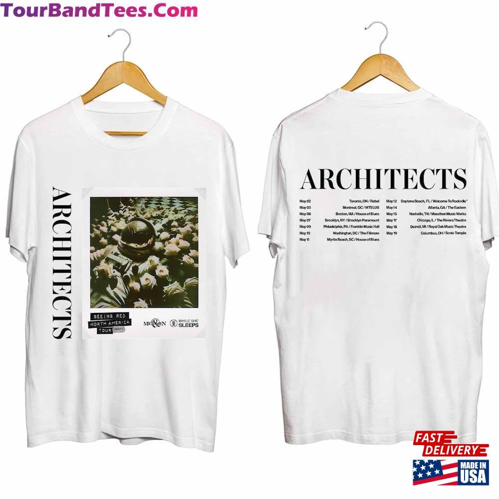 Architects Tour Shirt Seeing Red North American Concert T-Shirt Sweatshirt 29Uf116170 – Utopia Fashion