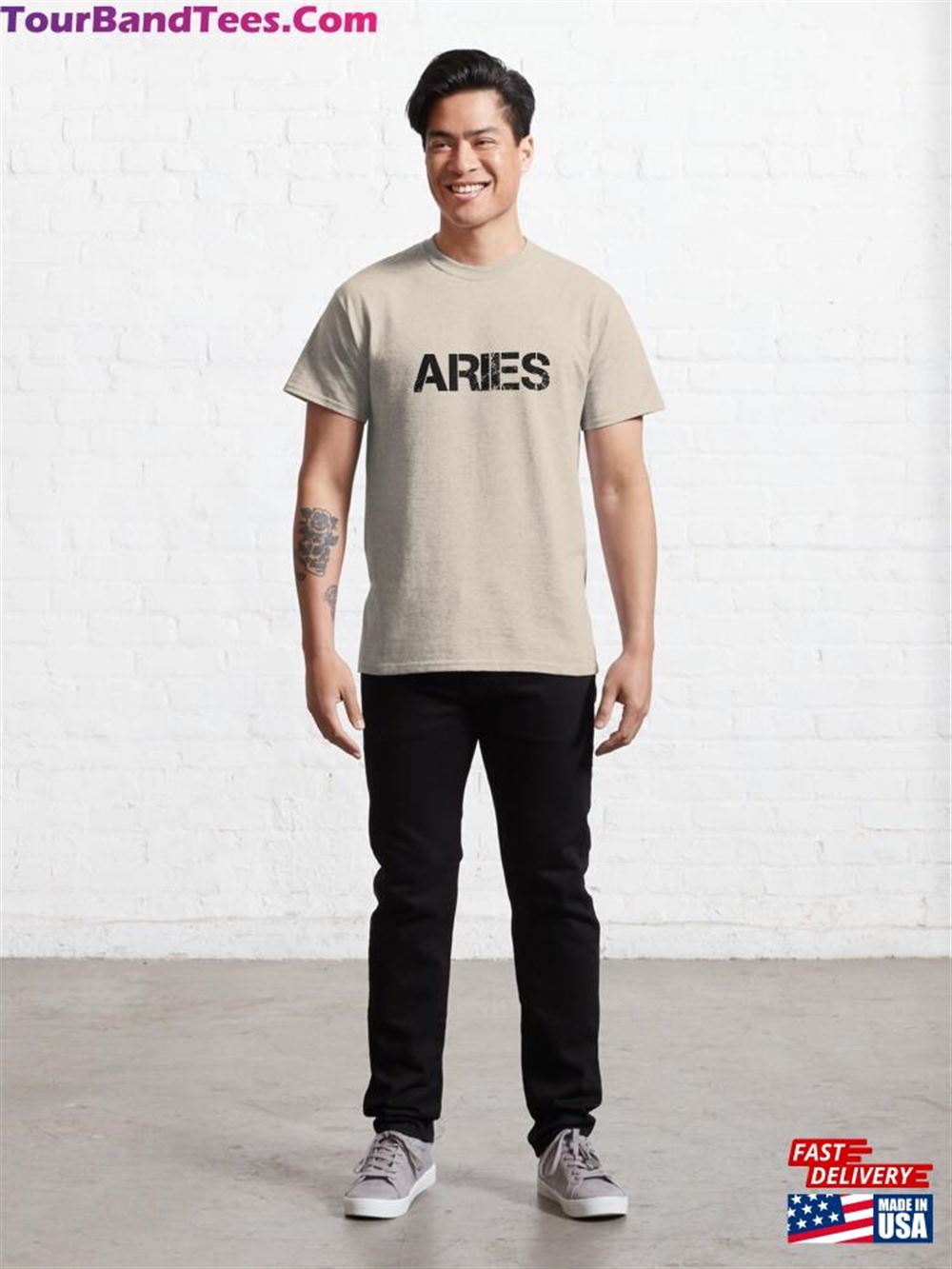 Aries Stencil Classic T-Shirt Sweatshirt 29Uf106666 – Utopia Fashion