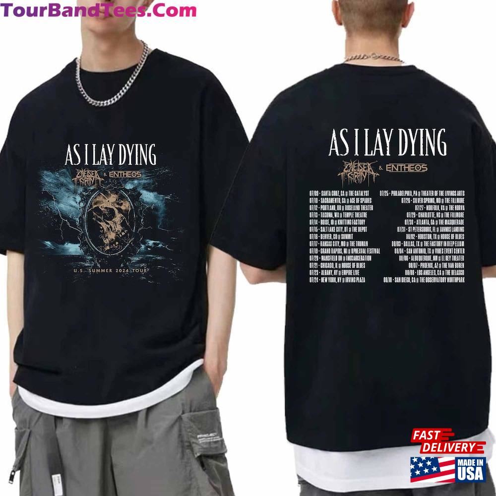 As I Lay Dying Us Summer Tour Shirt Band Fan Classic Unisex 29Uf117469 – Utopia Fashion