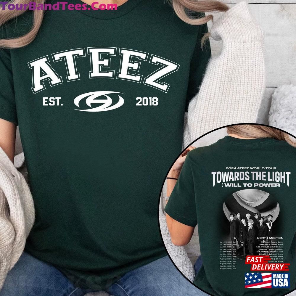 Ateez World Tour Shirt Towards The Light Will To Power Kpop Sweatshirt Hoodie 29Uf101545 – Utopia Fashion