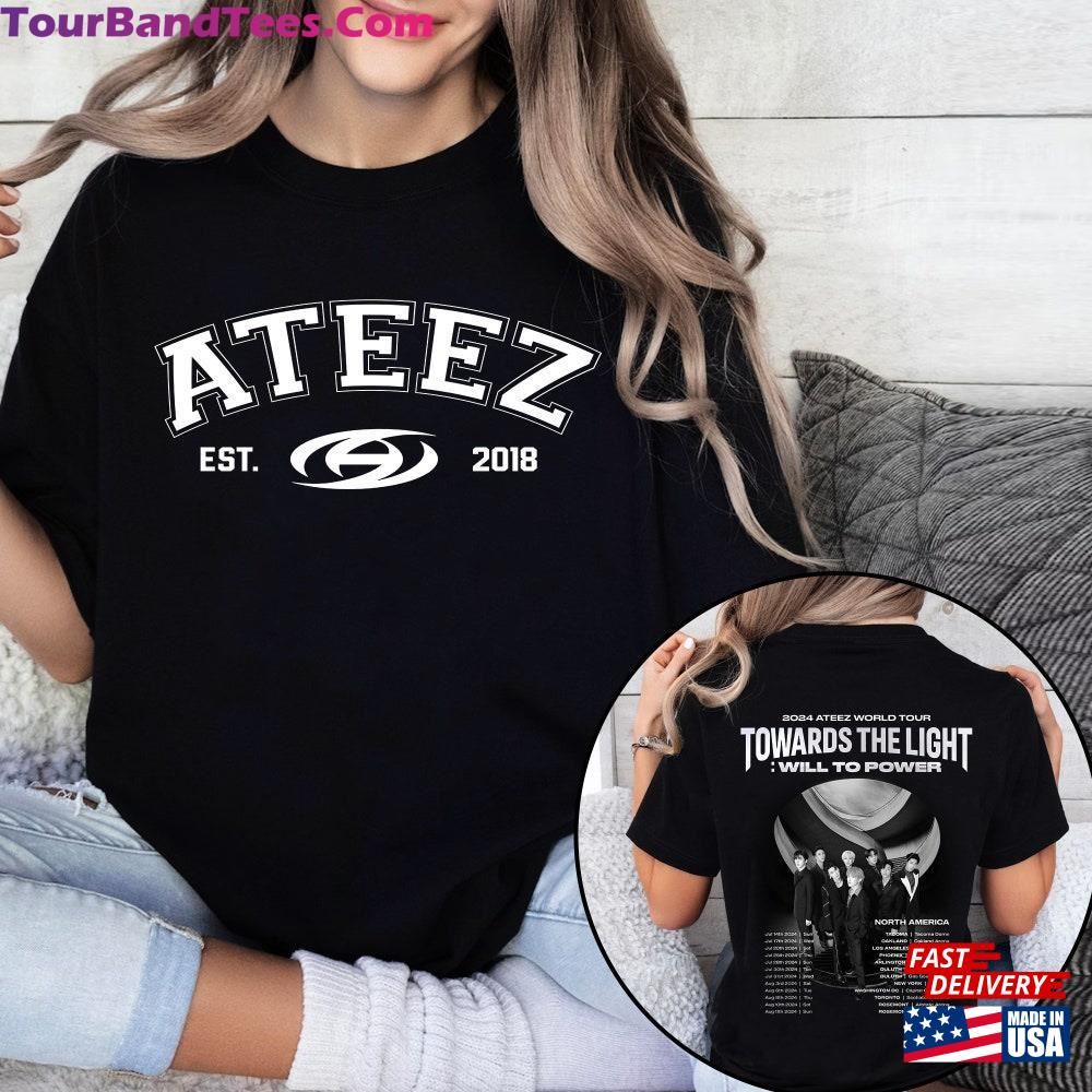 Ateez World Tour Shirt Towards The Light Will To Power Kpop Sweatshirt Hoodie 29Uf101545 – Utopia Fashion